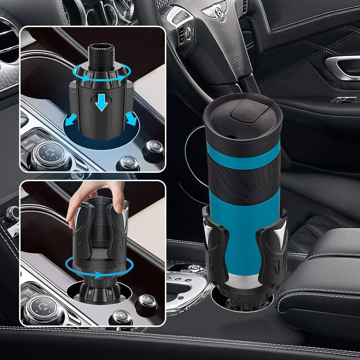 Upgraded 2025 Multifunctio<i></i>nal Universal Car Cup Holder | Expandable Detachable | Shenzhen Hongshengy